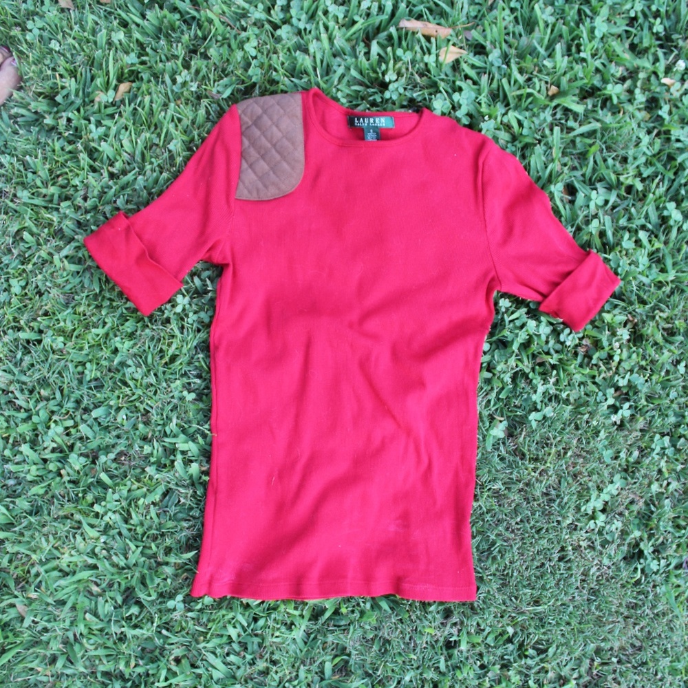 Ralph Lauren Red Top With Patch - image 4